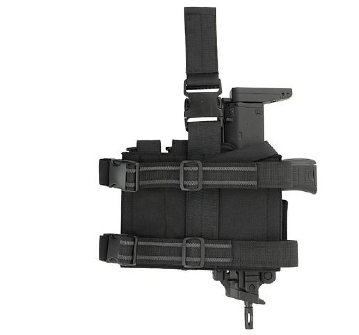 SMG Bein Holster Black inkl. Mag Pouch